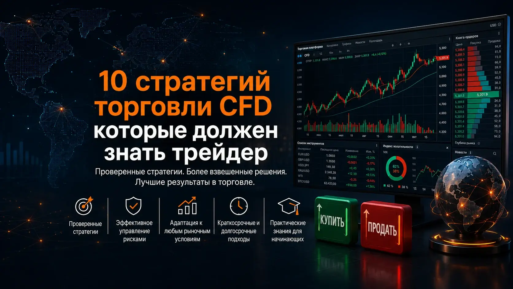 10 стратегий торговли CFD, которые должен знать каждый трейдер