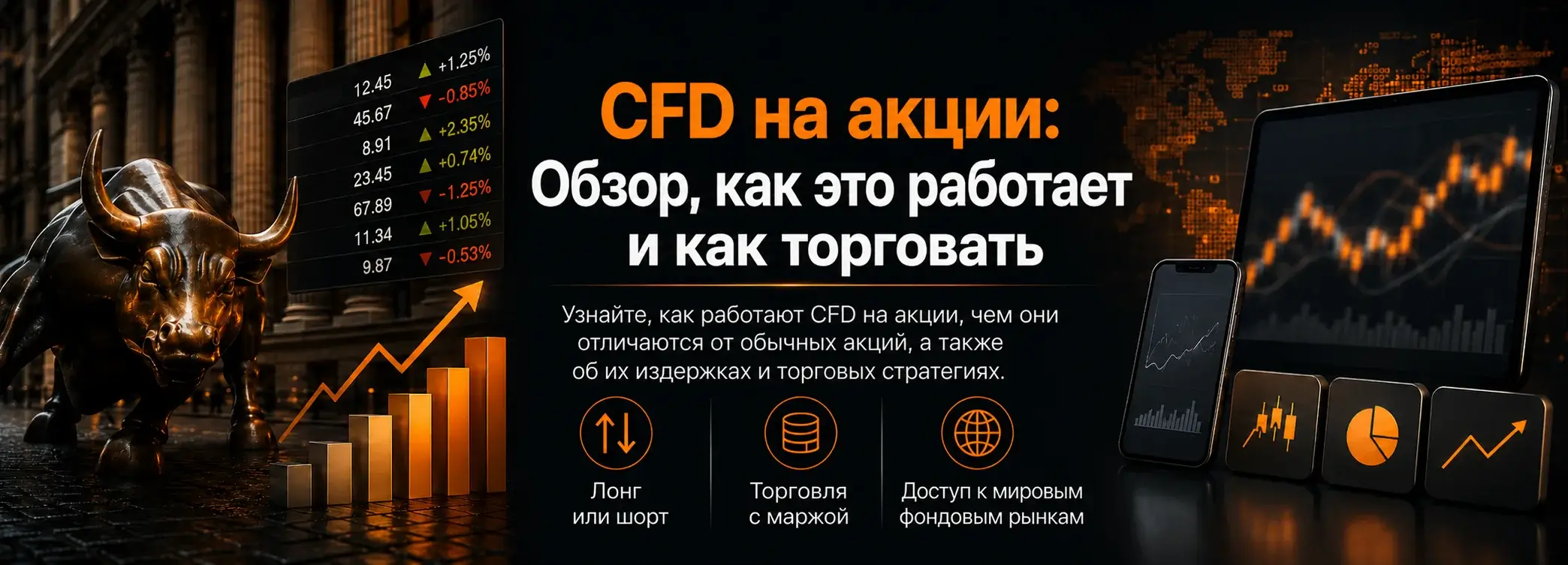 CFD на акции: обзор, принцип работы и торговля